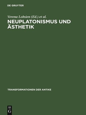 cover image of Neuplatonismus und Ästhetik